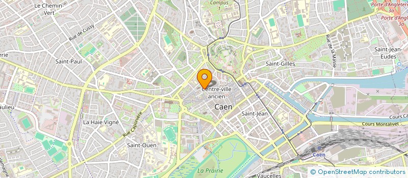 localisation de l'entreprise MADAME LUCILE BLIN à CAEN