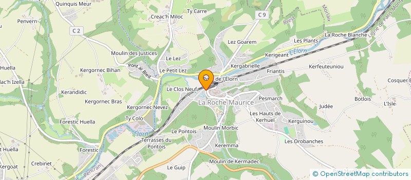 localisation de l'entreprise MADAME LUCILE BOITE  LA ROCHE-MAURICE