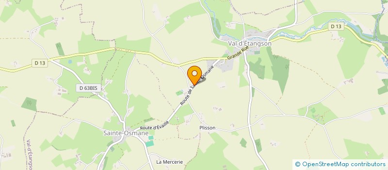 localisation de l'entreprise MADAME LUCILE BONNARD  VAL-D'ETANGSON