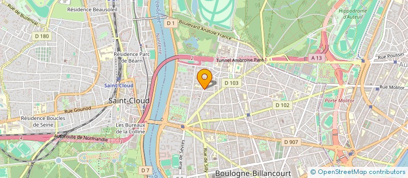 localisation de l'entreprise MADAME LUCILE BONNET-DUPEYRON  BOULOGNE-BILLANCOURT