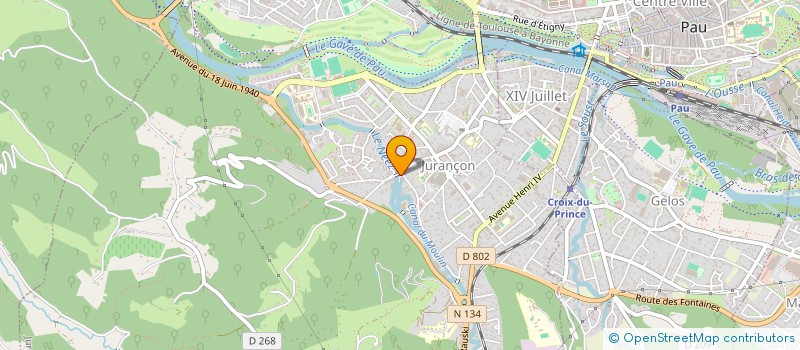 localisation de l'entreprise MADAME LUCILE BOUDOU  JURANCON