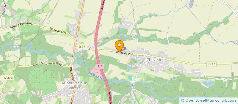 localisation de l'entreprise MADAME LUCILE BOURGUIGNON  CHEYSSIEU