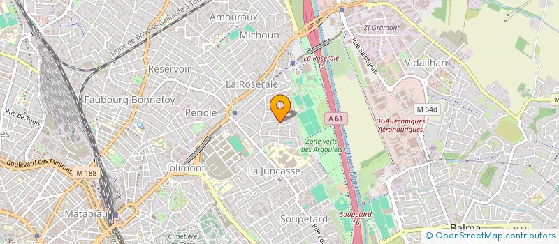 localisation de l'entreprise MADAME LUCILE BOUSQUET à TOULOUSE