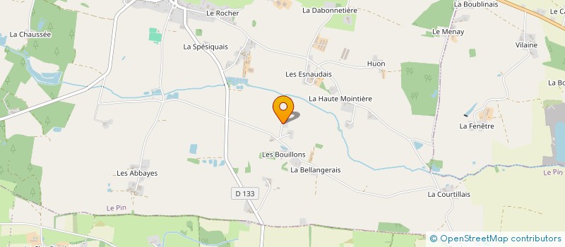 localisation de l'entreprise MADAME LUCILE BOUSSEAU à VALLONS-DE-L'ERDRE