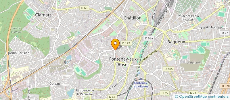 localisation de l'entreprise MADAME LUCILE BOUTIN à FONTENAY-AUX-ROSES