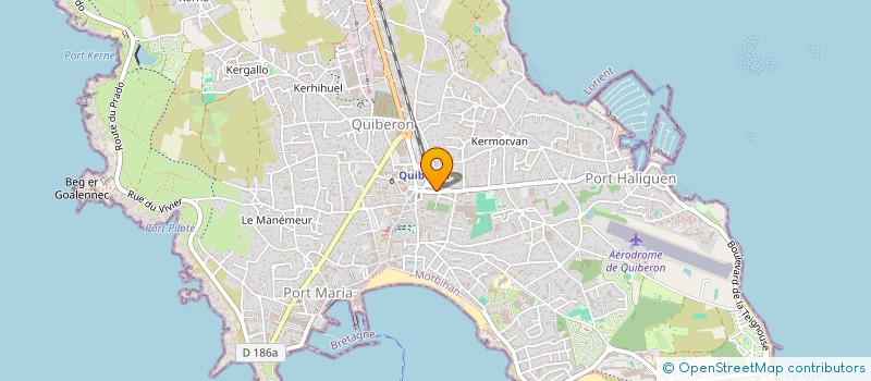 localisation de l'entreprise MADAME LUCILE BRACHANET  QUIBERON