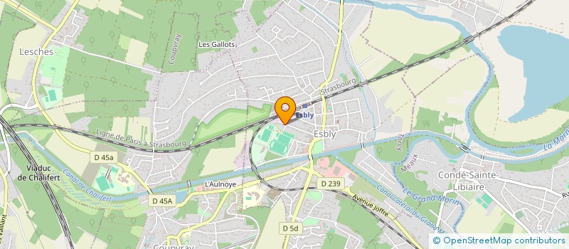 localisation de l'entreprise MADAME LUCILE BRUNEAU  ESBLY
