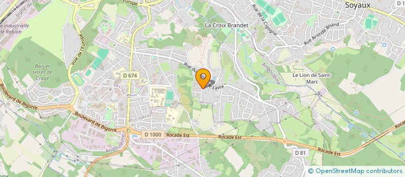 localisation de l'entreprise MADAME LUCILE CACCIUTTOLO à ANGOULEME