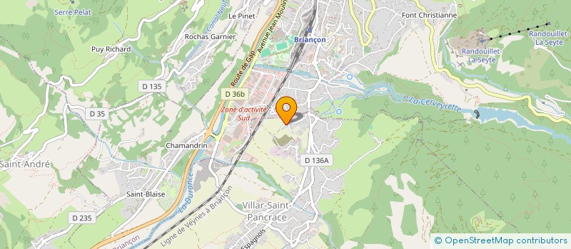 localisation de l'entreprise MADAME LUCILE CAILLOT  VILLAR-SAINT-PANCRACE