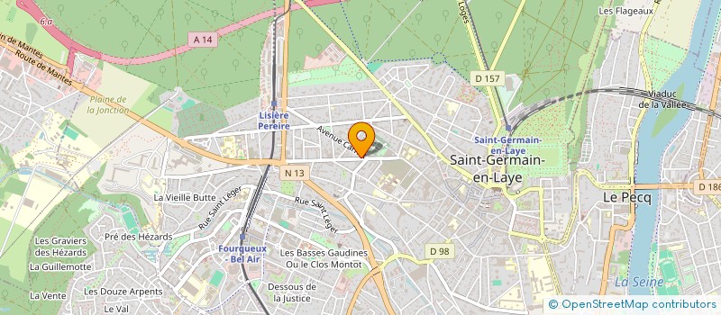 localisation de l'entreprise MADAME LUCILE CASTILLO PENAS  SAINT-GERMAIN-EN-LAYE