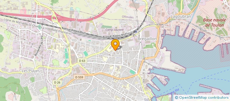 localisation de l'entreprise MADAME LUCILE CERDAN  LA SEYNE-SUR-MER