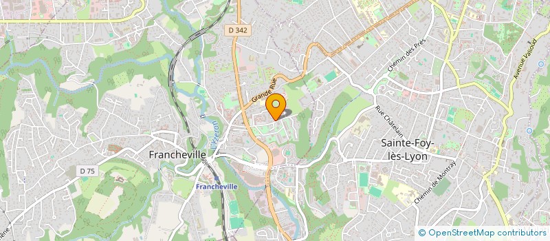 localisation de l'entreprise MADAME LUCILE CHALEYSSIN  FRANCHEVILLE