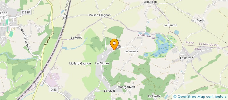 localisation de l'entreprise MADAME LUCILE CHARVIN  CHARANTONNAY