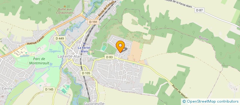 localisation de l'entreprise MADAME LUCILE CHEMIN  LA FERTE-ALAIS