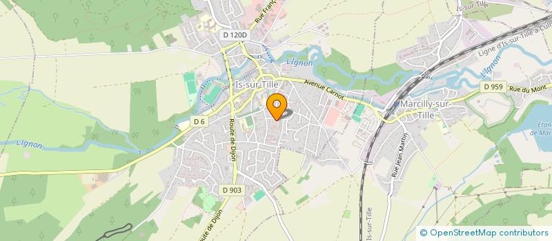 localisation de l'entreprise MADAME LUCILE CIVRAIS  IS-SUR-TILLE