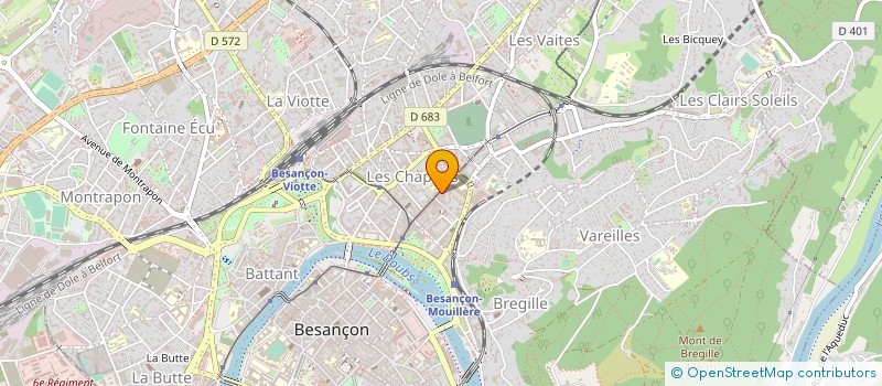 localisation de l'entreprise MADAME LUCILE CLERGEOT à BESANCON