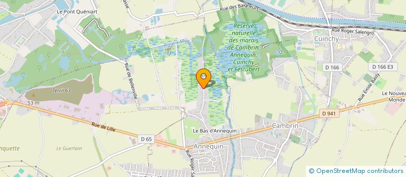 localisation de l'entreprise MADAME LUCILE CLIQUENNOIS  ANNEQUIN