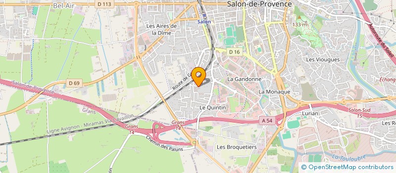 localisation de l'entreprise MADAME LUCILE COLLET  SALON-DE-PROVENCE