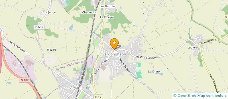 localisation de l'entreprise MADAME LUCILE CONDUCTIER  VERGONGHEON