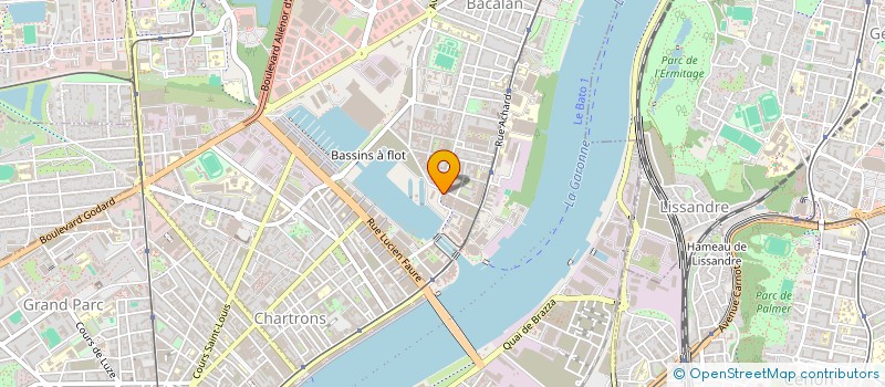 localisation de l'entreprise MADAME LUCILE CORBEL  BORDEAUX