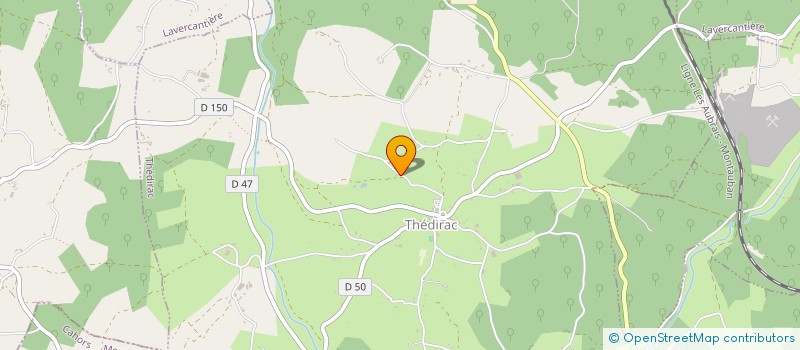 localisation de l'entreprise MADAME LUCILE COUSIN  DEGAGNAC