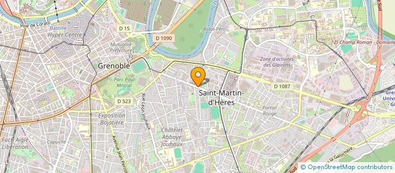 localisation de l'entreprise MADAME LUCILE COZON à SAINT-MARTIN-D'HERES