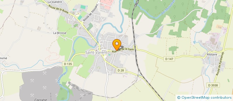 localisation de l'entreprise MADAME LUCILE CROISE  SAINT-VARENT