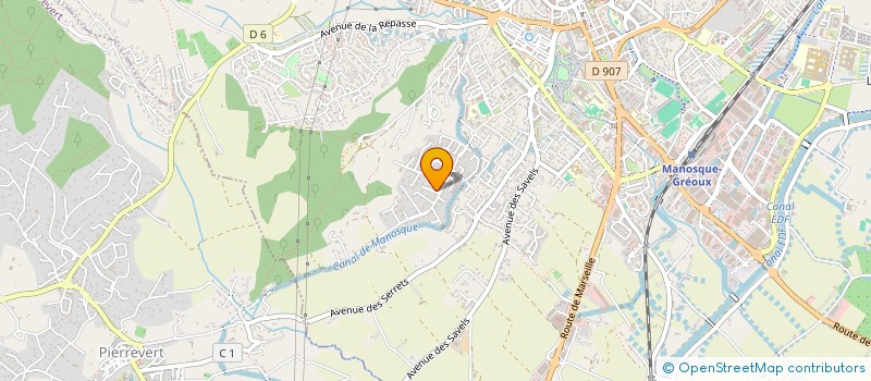 localisation de l'entreprise MADAME LUCILE CURNIER à MANOSQUE