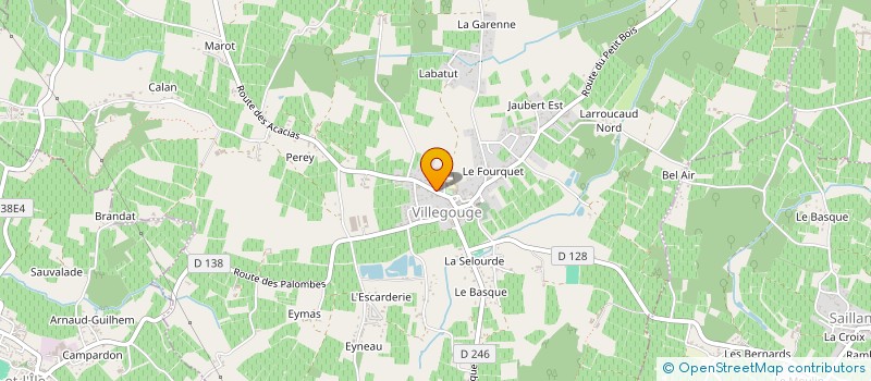 localisation de l'entreprise MADAME LUCILE CZECH à VILLEGOUGE