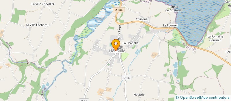 localisation de l'entreprise MADAME LUCILE DAGORNE  PLEBOULLE