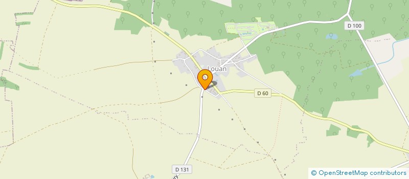 localisation de l'entreprise MADAME LUCILE DANE  LOUAN-VILLEGRUIS-FONTAINE