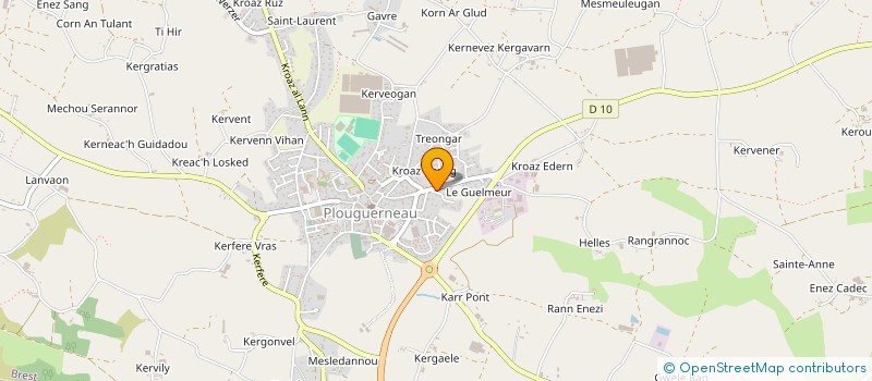 localisation de l'entreprise MADAME LUCILE DANIELOU à PLOUGUERNEAU