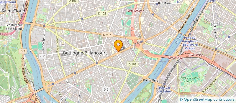 localisation de l'entreprise MADAME LUCILE DANIS à BOULOGNE-BILLANCOURT