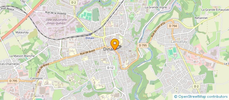 localisation de l'entreprise MADAME LUCILE DARRE  DINAN