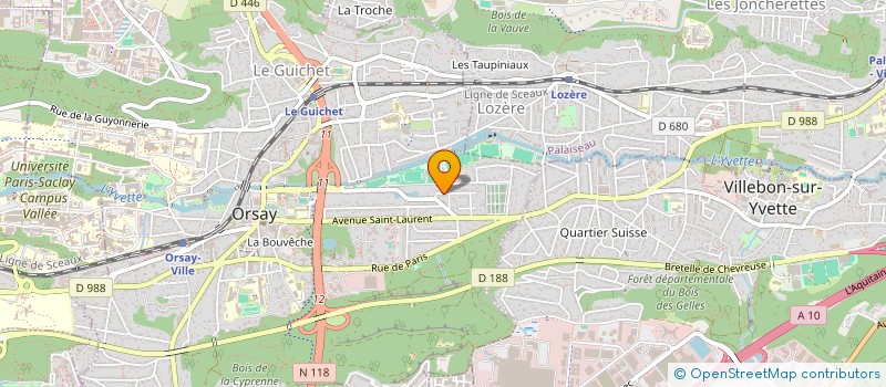 localisation de l'entreprise MADAME LUCILE DE LA LANDE DE CALAN à ORSAY