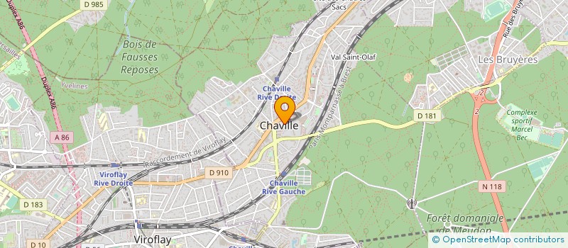 localisation de l'entreprise MADAME LUCILE DE PONTHAUD à CHAVILLE