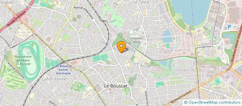 localisation de l'entreprise MADAME LUCILE DECHAMPS  LE BOUSCAT