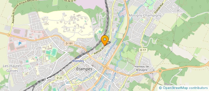 localisation de l'entreprise MADAME LUCILE DELUCHAT à ETAMPES