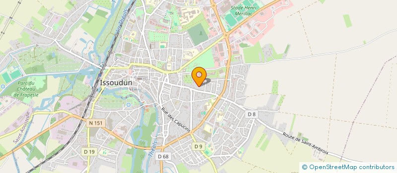 localisation de l'entreprise MADAME LUCILE DERRIER à ISSOUDUN