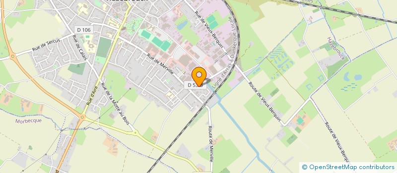 localisation de l'entreprise MADAME LUCILE DERUDDER à HAZEBROUCK