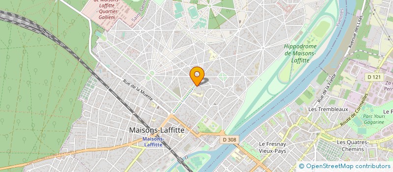 localisation de l'entreprise MADAME LUCILE DESRAVINES à MAISONS-LAFFITTE