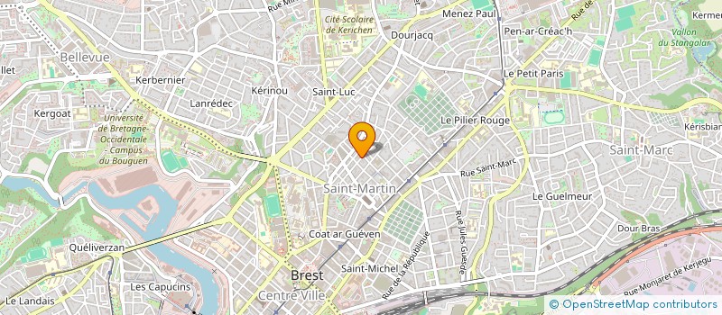 localisation de l'entreprise MADAME LUCILE DEZ à BREST