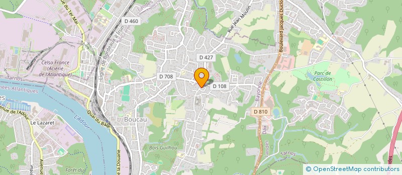 localisation de l'entreprise MADAME LUCILE DHOMBRES  BOUCAU