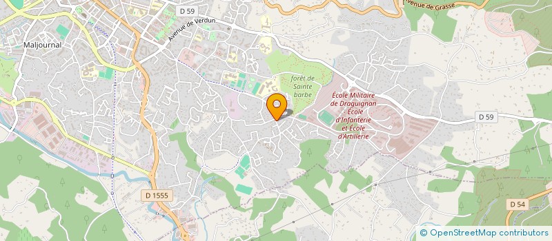 localisation de l'entreprise MADAME LUCILE DIZIEN  DRAGUIGNAN