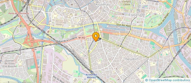 localisation de l'entreprise MADAME LUCILE DOMY  STRASBOURG