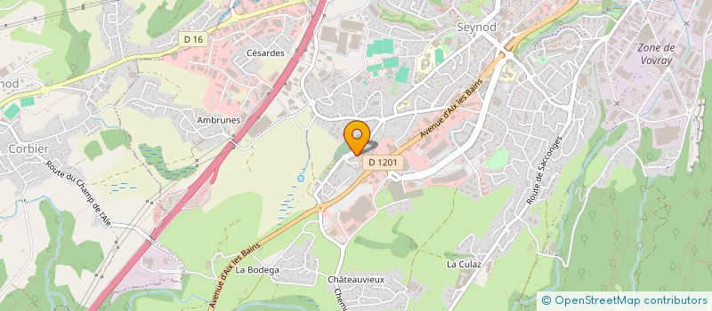 localisation de l'entreprise MADAME LUCILE DUCRET à ANNECY