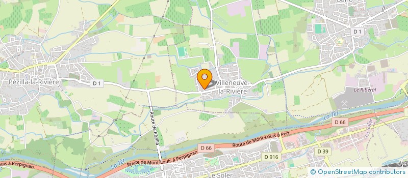 localisation de l'entreprise MADAME LUCILE DUFFAU  VILLENEUVE-LA-RIVIERE