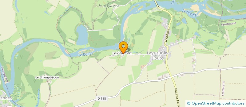 localisation de l'entreprise MADAME LUCILE DURIEZ  LAYS-SUR-LE-DOUBS