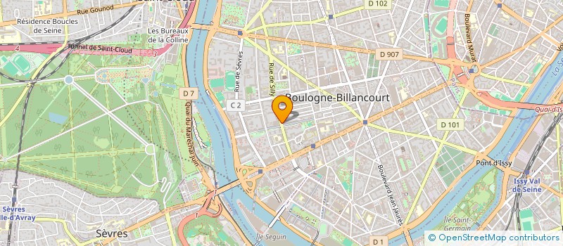 localisation de l'entreprise MADAME LUCILE FAURE à BOULOGNE-BILLANCOURT