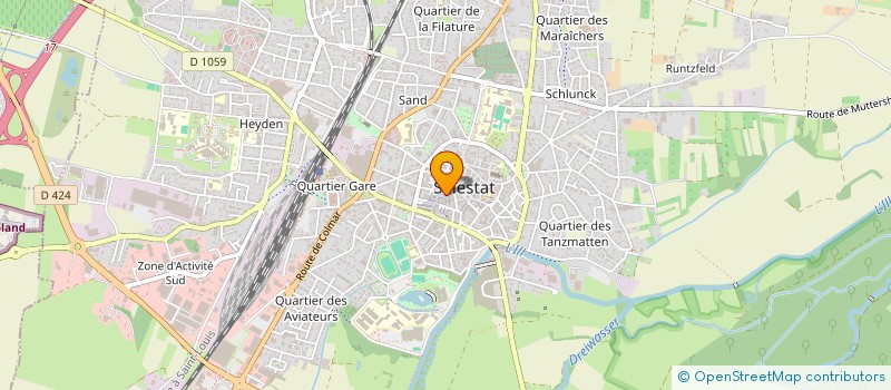 localisation de l'entreprise MADAME LUCILE FENGER  SELESTAT